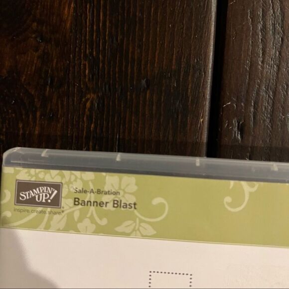 This Stampin’Up Banner Blast Stamp set of 10 Rubber Stamps Retired - Picture 2 of 5